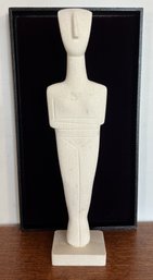 Cycladic Nude Figurine Greek Idol Made In Greece Limestone 14' Tall