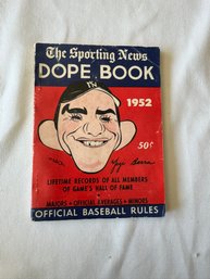 #106 Sporting News Dope Book 1952 Yogi Berra On Cover