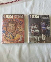 #127 Lot Of 2 NBA Official Guides