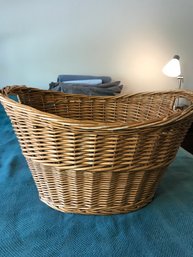 Wicker Laundry Basket