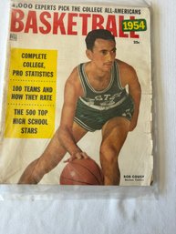 #153 Basketball Magazine 1954 Bob Cousy On Cover