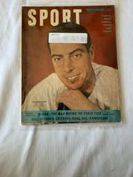 #159 Sport Magazine September 1949 Joe DiMaggio On Cover