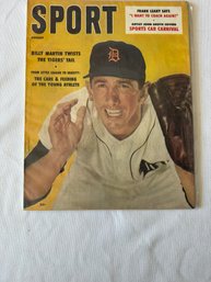 #160 Sport Magazine August 1958 Billy Martin On Cover