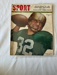 #161 Sport Magazine November 1947 Johnny Lujack On Cover