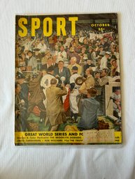 #167 Sport Magazine October 1950 World Series On Cover