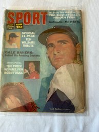 #168 Sport Magazine February 1966 Sandy Koufax On Cover