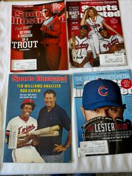 #172 Lot Of 16  Sports Illustrated Magazines Various Months/Years - Baseball