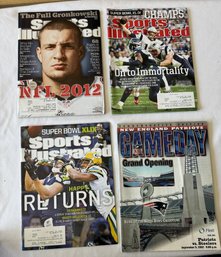 #175 Lot Of 12  Sports Illustrated Magazines Various Months/Years - Boston Baseball, Hockey, Football