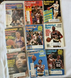 #176 Lot Of 13 Basketball Digest Various Months/Years