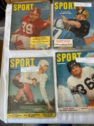 #183 Lot Of 10  Sports Magazines Various Months/Years - Football