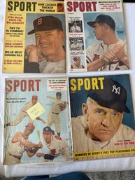 #185 Lot Of 12  Sports Magazines Various Months/Years - Baseball