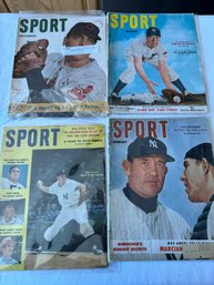 #186 Lot Of 12  Sports Magazines Various Months/Years - Baseball