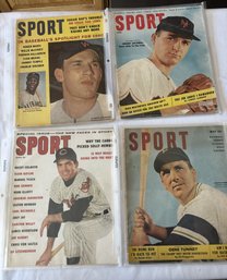 #187 Lot Of 12  Sports Magazines Various Months/Years - Baseball