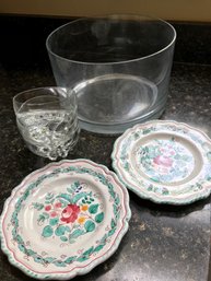 Tiramisu Glass Bowl, Italian Plates & Bowls