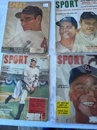 #189 Lot Of 12  Sports Magazines Various Months/Years - Baseball