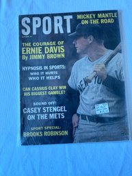 #207 Sport Magazine October 1963 Mickey Mantle On Cover