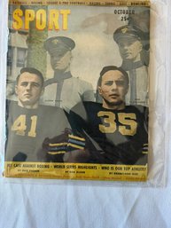 #210 Sport Magazine October 1946 Glenn Davis &  Doc Blanchard On Cover