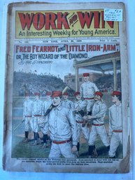 #228 Work And Win April 30, 1909 Fred Fearnot And Little Iron Arm