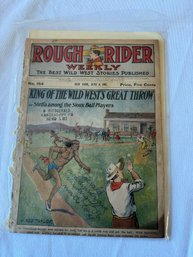 #247 Rough Rider Weekly June 8, 1907 King Of The Wild West Great Throw