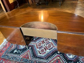 Mid Century Unique Coffee Table With Copper Insert/plant Stand -LR14