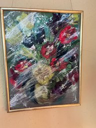Original Floral Oil Painting On Canvas -LR20