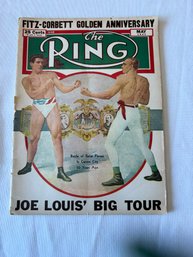 #260 Ring Magazine May 1947 Joe Louis Big Tour On Cover