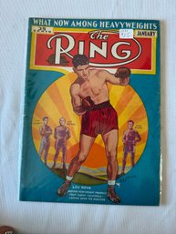 #261 Ring Magazine January 1939 Lou Nova On Cover