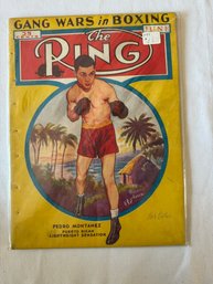 #269 Ring Magazine June 1937 Pedro Montanez On Cover