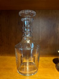 #125 Decanter In Silverplate Stand