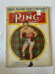 #270 Ring Magazine April 1937  Benny Lynch On Cover