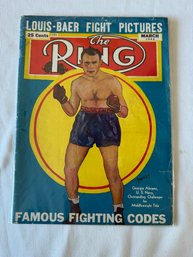 #272 Ring Magazine March 1942 Louis-baer Fight Pictures On Cover