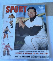 #278 Sport Magazine February 1955 Alvin Dark On Cover