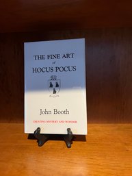 The Fine Art Of Hocus Pocus Book By John Booth (wrapped In Plastic)