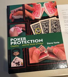 Poker Protection First Edition Signed By Author Steve Forte (Personal Letter Included)