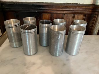 Eight Multipurpose Aluminum Cups Large Pantry - KP2I
