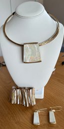 RLM SOHO Necklace With Coordinating Earrings And Bracelet - B53