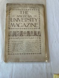 #284 The American University Magazine February 1896