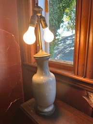 1920's Celadon Lamp - O8