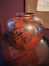 Painted Bronze Pot - O10