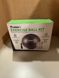 772 Urbanfit Exercise Ball Red - New In Box