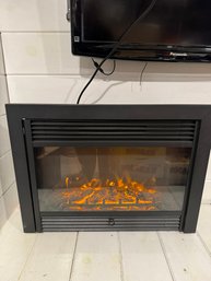 Electric Heater Fireplace Working Have Remote But Needs Battery - 28.5' Long X 6.5' Deep X 21.5' Tall