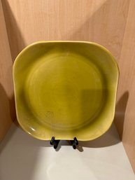 817 Mid Century Russell Wright Serving Platter Avocado Color 13'