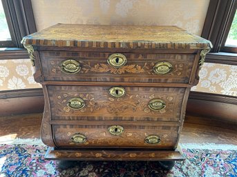 Late 1700's, Early 1800's Marquetry Bombay Commode -bd2-8