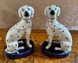 Pair Of Staffodshire Dogs -bd2-9