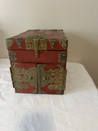 Vintage Asian Jewelry Trunk