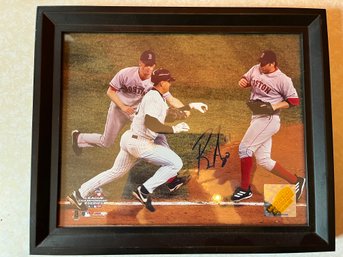 Bronson Arroyo Framed & Signed Photo From 2004 World Series -LV49