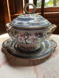Ridgway & Abington Covered Petite Tureen On Plate - DR