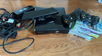 Xbox 360 With 9 Games And 2 Controllers - 2j