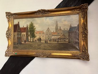 Original Dutch Painting - Guilded Gold Frame - 2