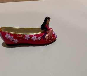 #21 The Disney Once Upon A Slipper Ornament Collection Princess Mulan
